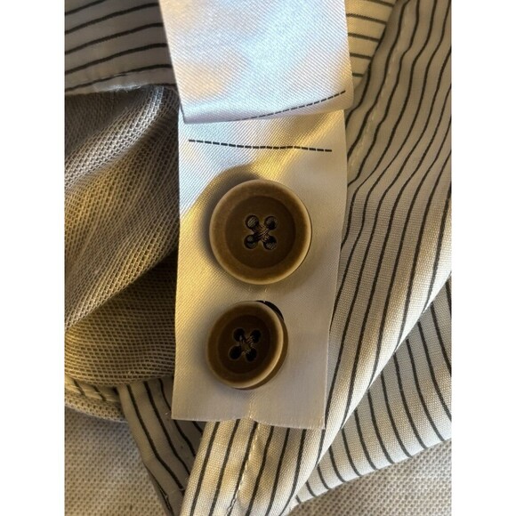 UNTUCKIT Paumanok Linen Blend Shorts Size 36 Chino Khaki Preppy Golf Beach Flex - Picture 10 of 13